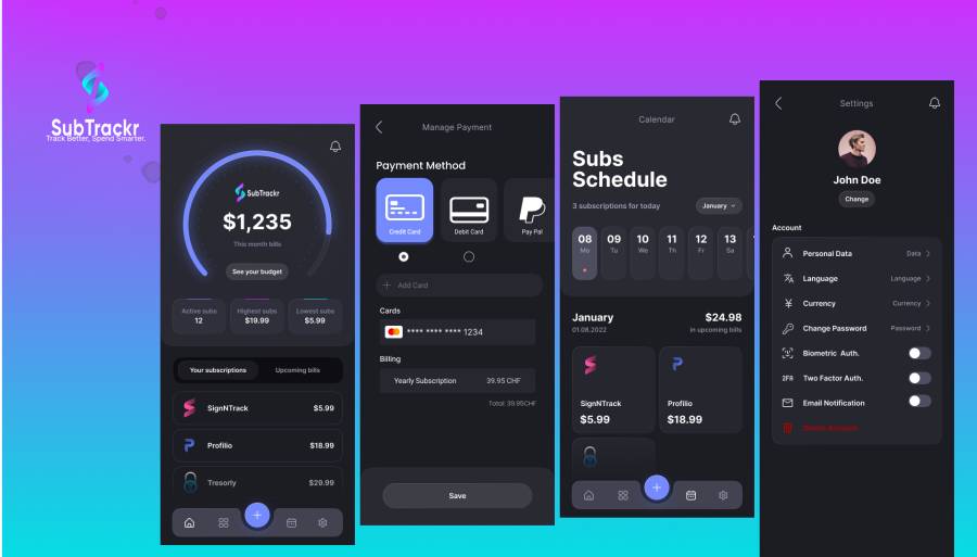 SubTracker